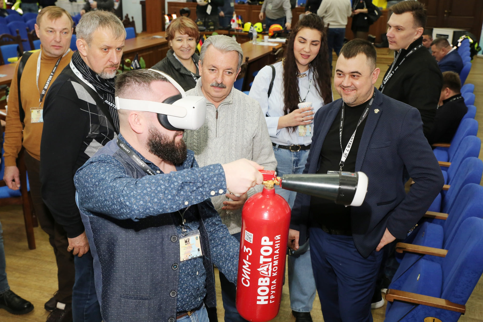 VR симулятор вогнегасника від Навчального центру «Новатор»